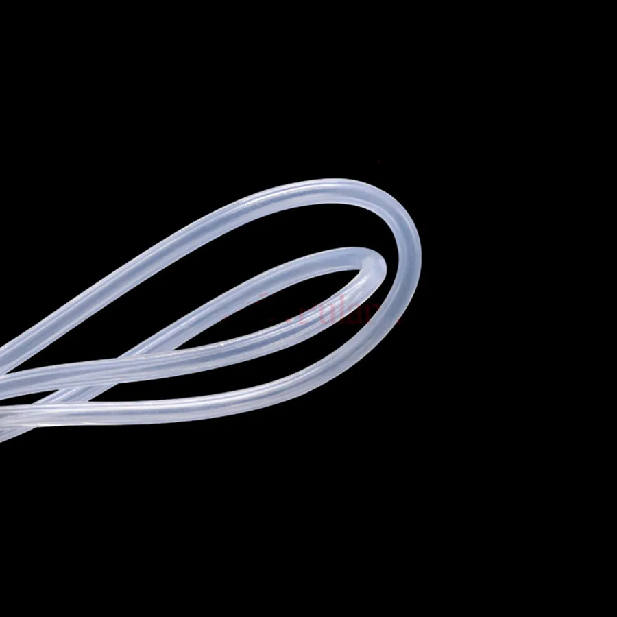 1-10Meters Food Grade Transparent Silicone Rubber Hose 1mm 1.5mm 2mm 2.5mm 3mm 4mm Inner Diameter Flexible Silicone Tube