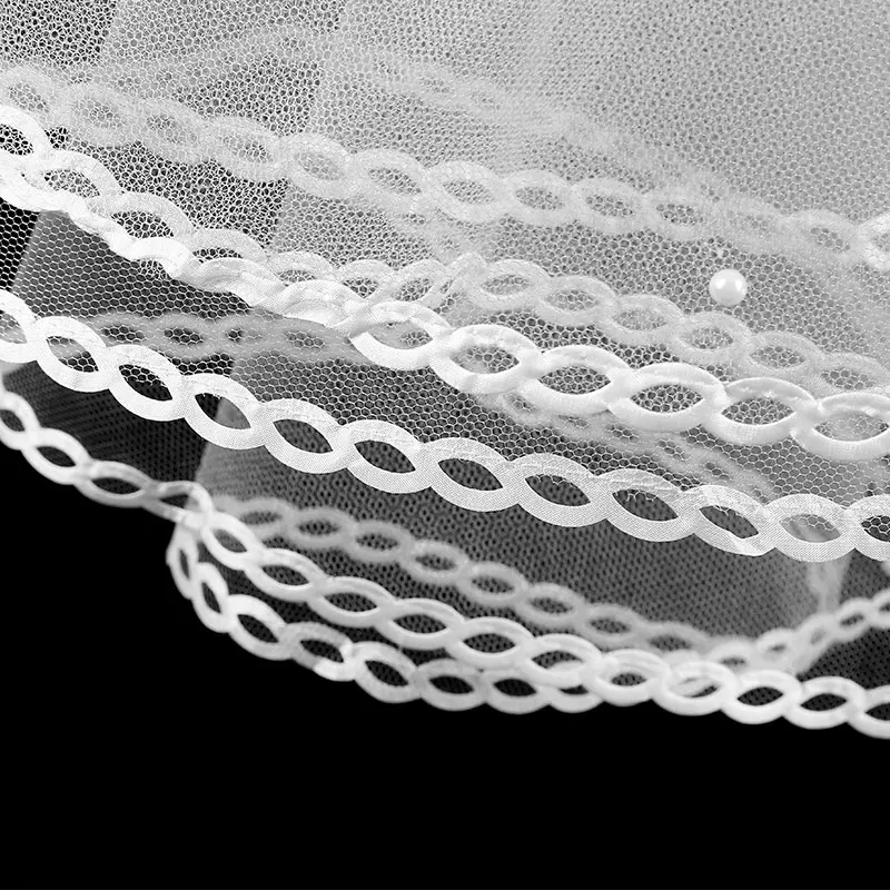 Элегантные свадебные аксессуары 1,5 метров 1 слой короткая фата белая простая Фата для невесты без гребня свадебная вуаль горячая распродажа