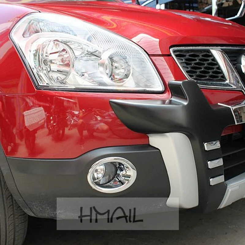 FOR NISSAN QASHQAI 2008 2015 FRONT REAR ABS chrome fog lamp cover car