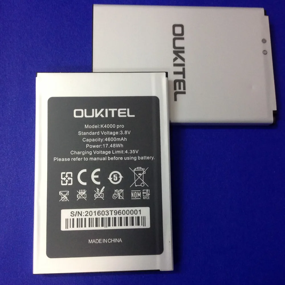 

Ocolor for Oukitel K4000 Pro Backup Battery For Oukitel K4000 Pro Mobile Phone