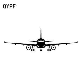 

QYPF 17.7cm*5.6cm Simple Small Airplane Special Creative Design Graphics Vinyl Car Sticker Unmatched Decal Pattern C18-0779