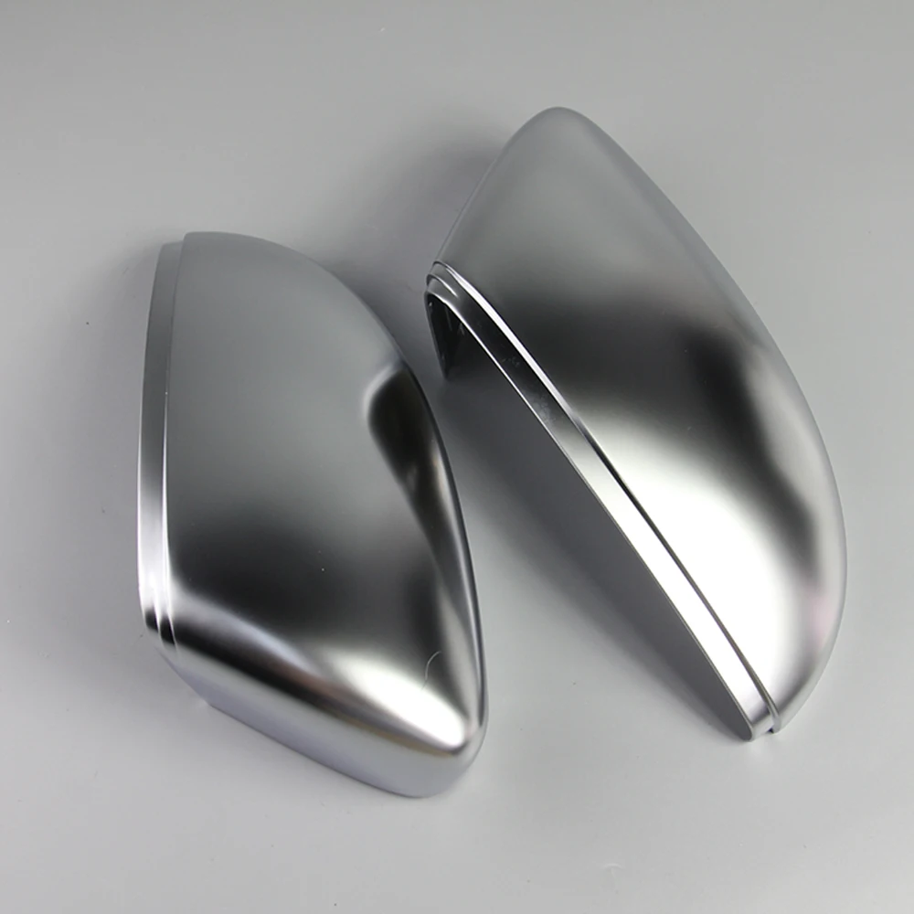 

1 Pair of Matte Chrome Rearview Mirror Cover Cap for VW Passat B7 NMS CC Jetta Scirocco Beetle EOS Bora C-TREK