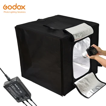 

Godox Mini LED Photography Studio Shooting Tent 80*80*80cm LST80 3PCS LED lamp band Power 60W 13500~14500 Lumen with Carry Bag