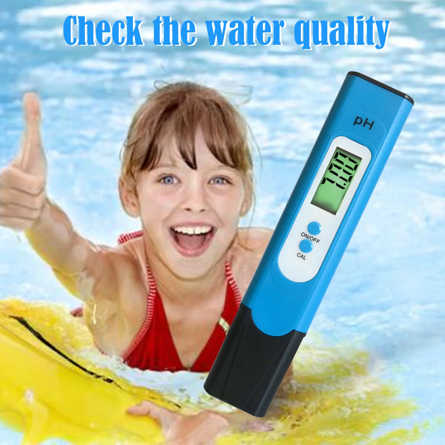 Portable Digital Water PH Test Meter with 0-14 PH Measurement Range for Drinking Water Aquariums Swimming Pool