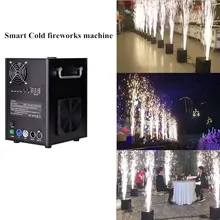 

Electronic smoke Machine Ntelligent Remote Control Cold Fireworks Wedding Silver Fountain DMX Stage Led Fumigene Feu D'artifice