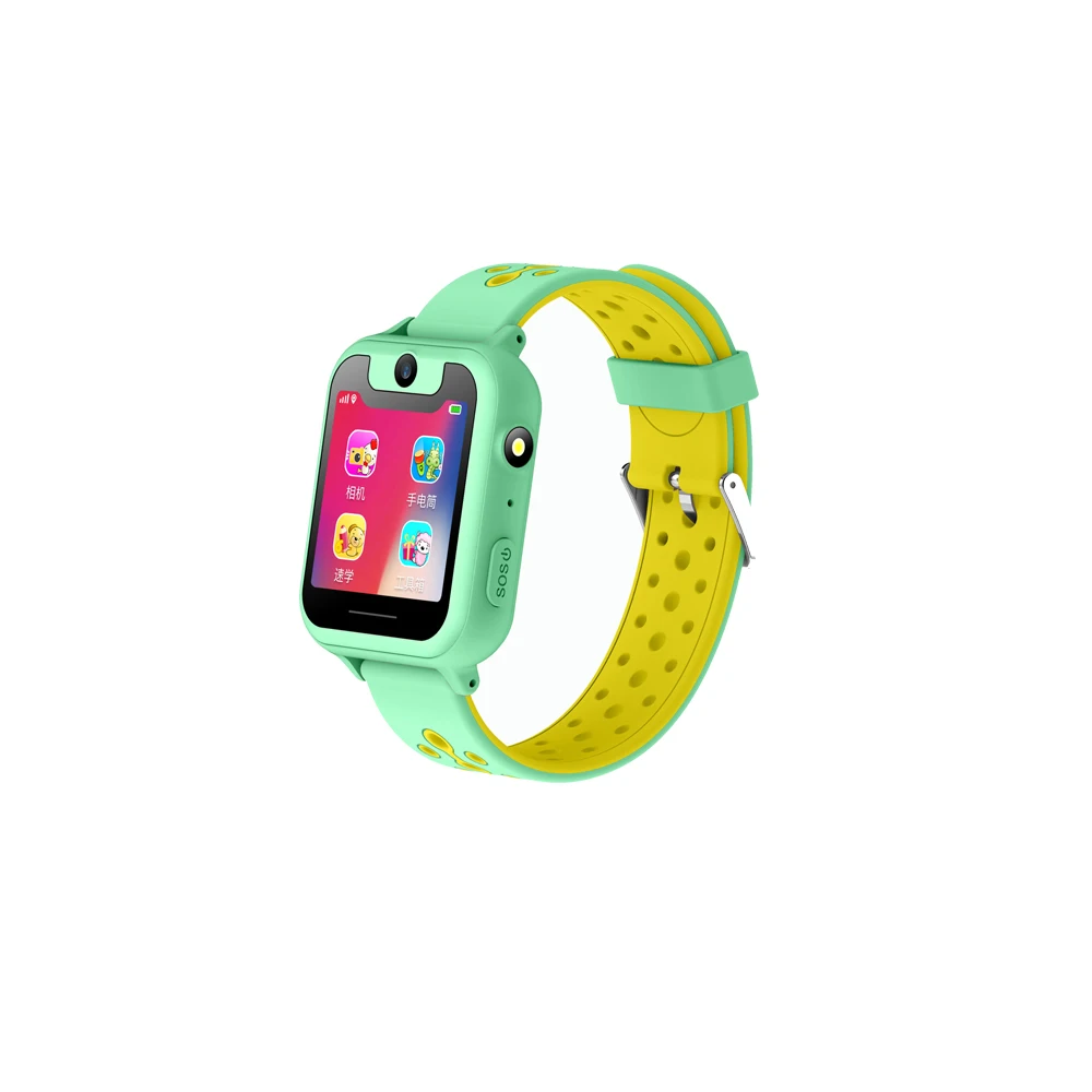 S6 Детские умные часы фунтов Smartwatches детские часы детей SOS вызова Расположение Finder Locator Tracker анти потерянный монитор детей подарок - Цвет: green