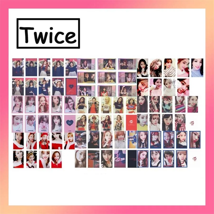 Kpop Twice Paper Photo Card Momo Tzuyu Nayeon Self Made Autograph Photocard Poster 9pcs Set Buy At The Price Of 3 59 In Aliexpress Com Imall Com