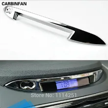 Для hyundai Elantra/Avante 2012 2013 ABS хромированный инструмент настольная накладка наклейка