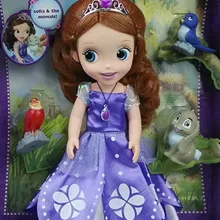 Горячая Принцесса София с животными друзья кукла игрушка София первый подарок для девочки подарок на день рождения