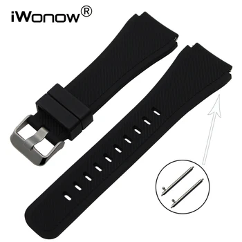 

Quick Release Silicone Rubber Watchband 21mm 22mm for Armani Timex CK DW Watch Band Wrist Strap Bracelet Black Brown Blue Red