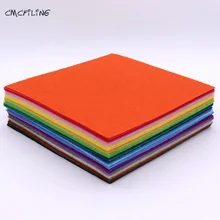 Квадрат ткань фетр 1 мм листовой фетра ткань ткани фетр для рукоделия fabric для шитья для рукоделия dolls фетр для поделок игрушки из фетра для вышивания украшения для кукол хендмейд felt