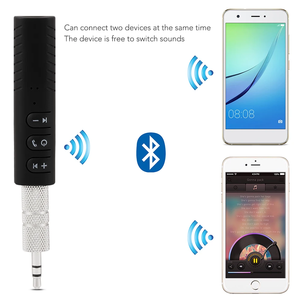 

Universal 3.5mm Bluetooth audio receiver for Mercedes W203 BMW E39 E36 E90 F30 F10 Volvo XC60 S40 Audi A4 A6 Q5 Q7 Accessories