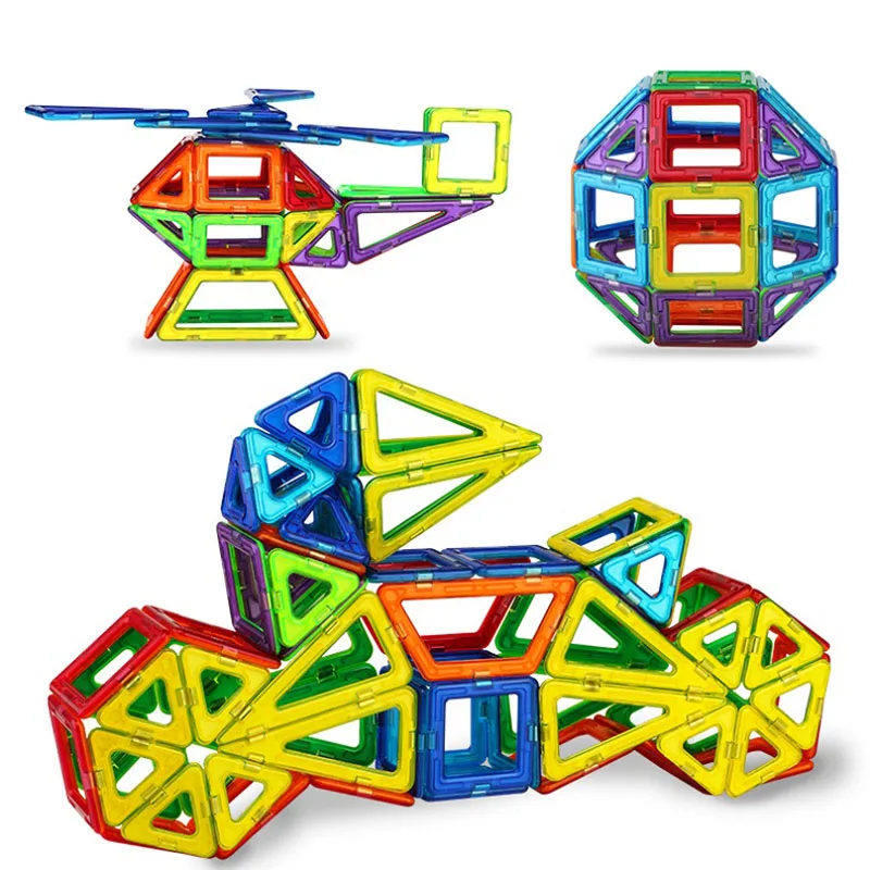 Конструктор магнитные строительные блоки магнитные игрушки для игрушек Большой размер конструктор для детей образовательное Строительство игрушки подарок