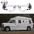HotMeiNi Nuevo 2x lake Sunset paisaje de árboles Forestales estilo Casual vida Gráfico Etiqueta Engomada Del Coche cada lado Camper Van Camión de Vinilo calcomanía