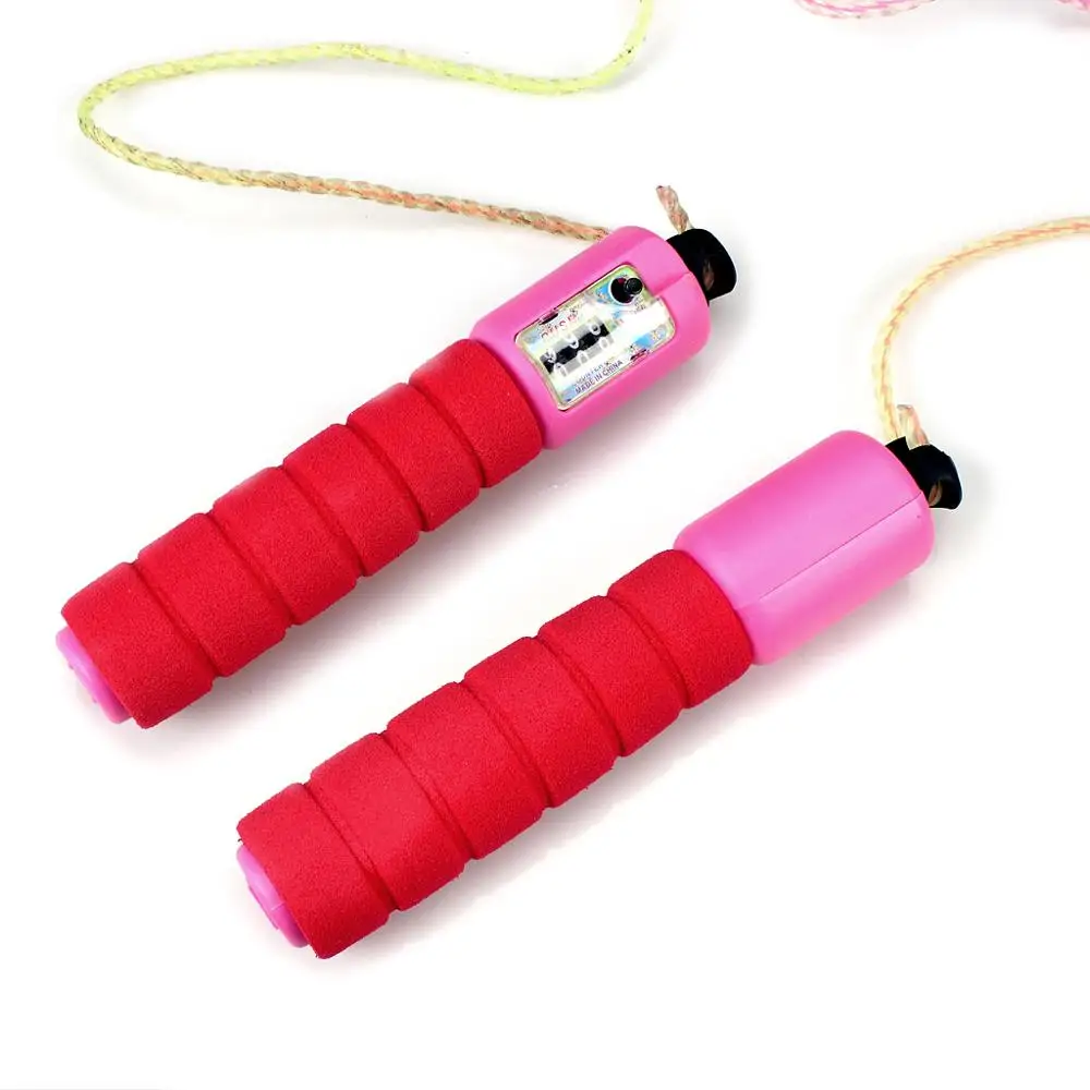 2.4mtr Digital Skipping Jump Rope with Counter Timer Sponge Handle for Fitness Best Gifts for kids Childrens  (3)