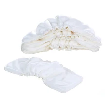 5 шт. многоразовый бамбуковый Пеленка из ткани, хлопка моющиеся вставки 5 слоев детских подгузников, смены гильзы тканевые подгузники для новорожденных pad