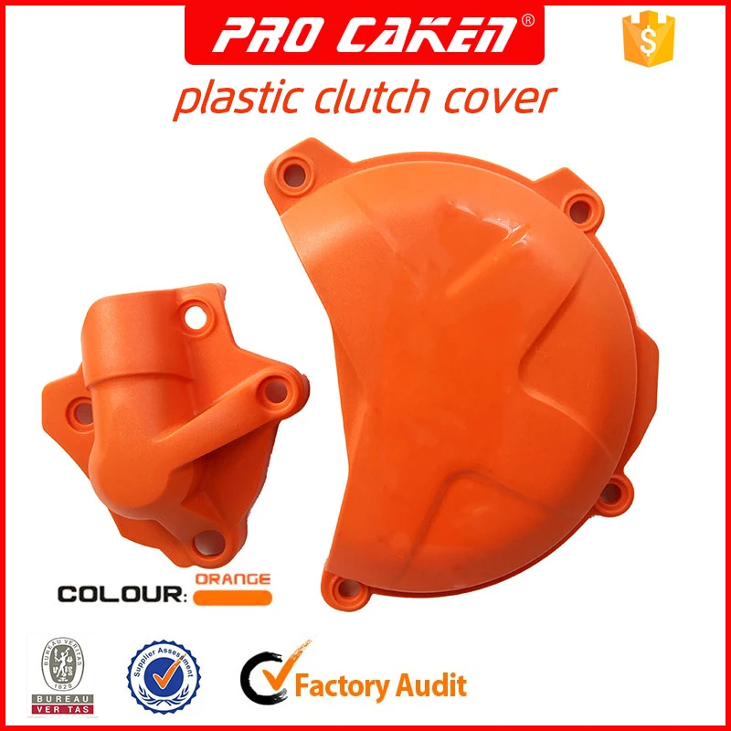 

plastic clutch case cover Water Pump Cover Guard Protector for ktm sxf xcf exc-f xcf-w 250 350 MX enduro motorcycles motocross