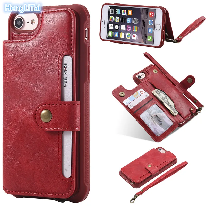 

Luxury PU Leather Cover shell Flip Wallet Photo case For iPhone 6 6s 7 8 Plus X XR XSMAX