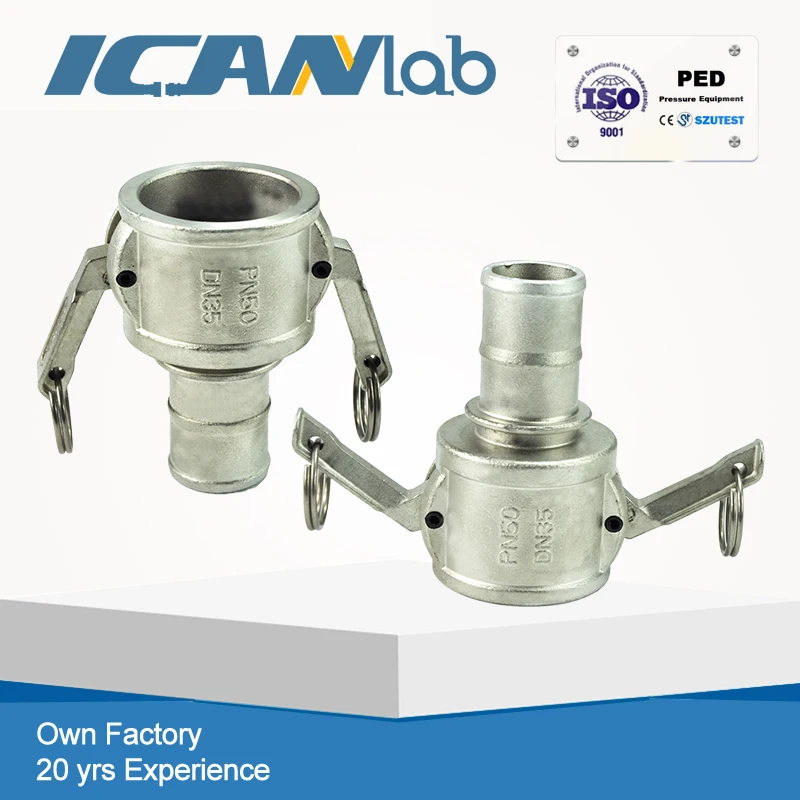 

Mortar Couplings For connecting building material transfer hoses