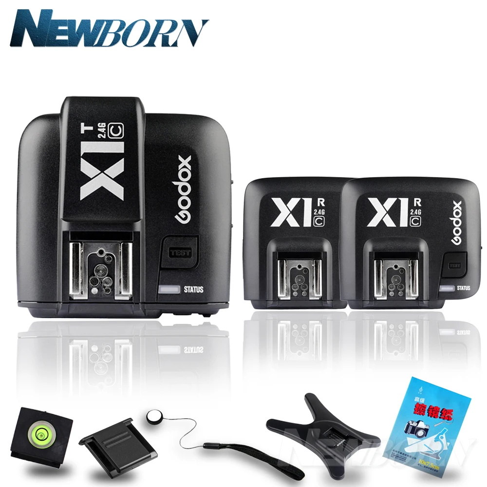 GODOX Flash trigger X1C TTL 2 4G беспроводной передатчик + x приемника для Canon EOS 6D 60D 70D 650D 750D 7D 7DII