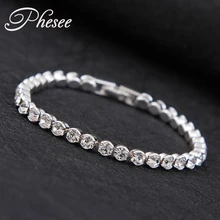 New Design High quality Silver Plated Fashion charm Shiny Austria Crystal Bracelets & Bangles Women Accessories Wholesale