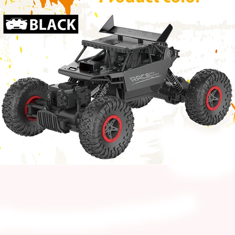 

Flytec 9118 1/18 2.4G 4WD Metal Alloy Off-road RC Climbing Car High Speed Clamber Cross Country Vehicle Toy