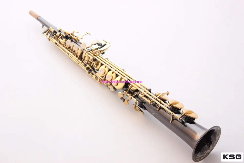France Soprano Saxophone R54 Straight Sax B Flat Selma Saxophone Black