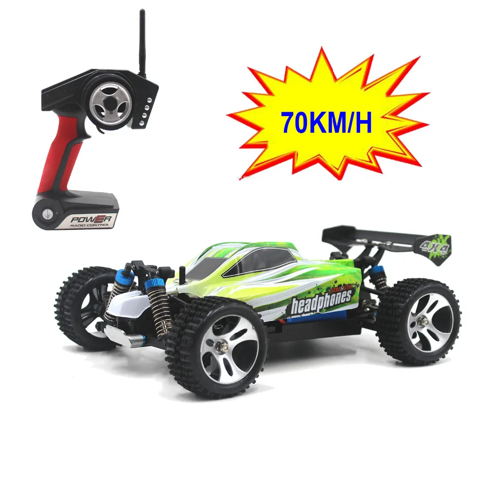 WLtoys A959 B 1/18 4WD Багги внедорожник 1:18 RC автомобиль 70 км/ч 2 4G Радиоуправляемый