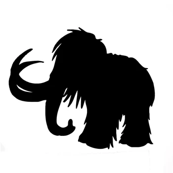 

Wholesale 10pcs/lot 20pcs/lot 15*12 cm Wooly Mammoth Mastodon Vinyl Car Door Sticker Truck Bumper Decals