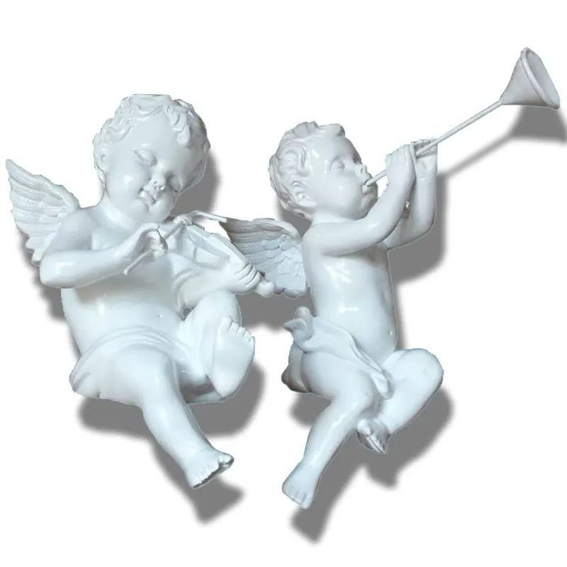 Koop Engel Ornamenten Wijn Kast Thuis Decoraties Woonkamer TV Kast Cupido Europese Huwelijk Hars Gift Kerstversiering