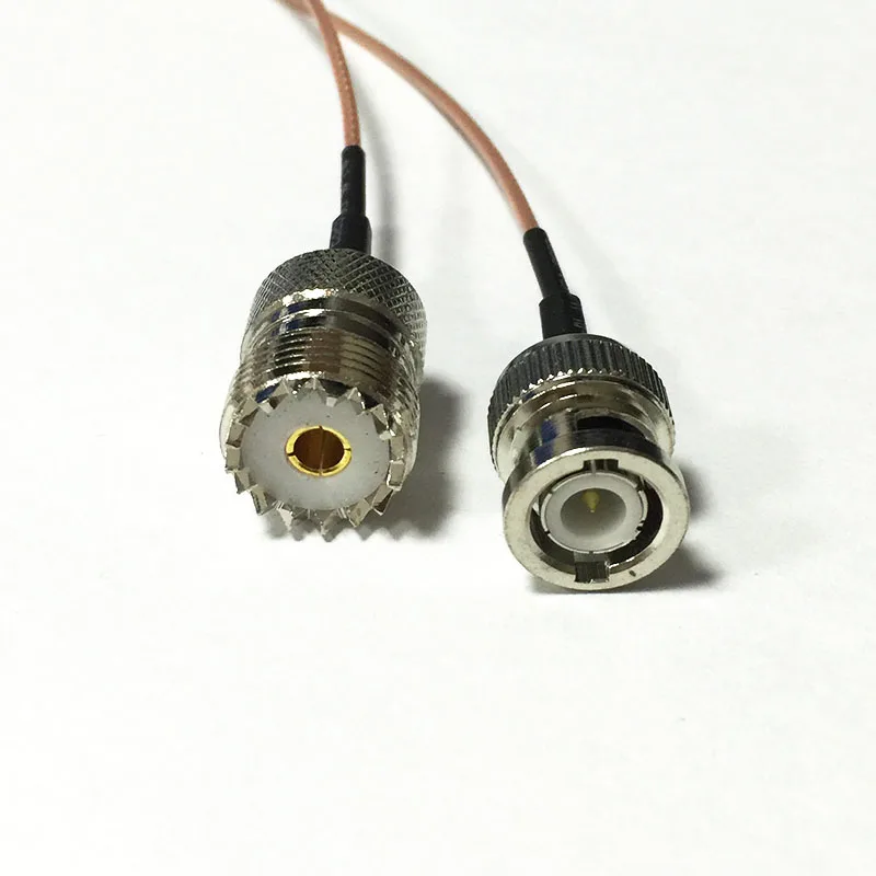 Wi Fi антенный адаптер UHF female SO239 переключатель BNC штекер RF отрезок кабель RG178 15 см