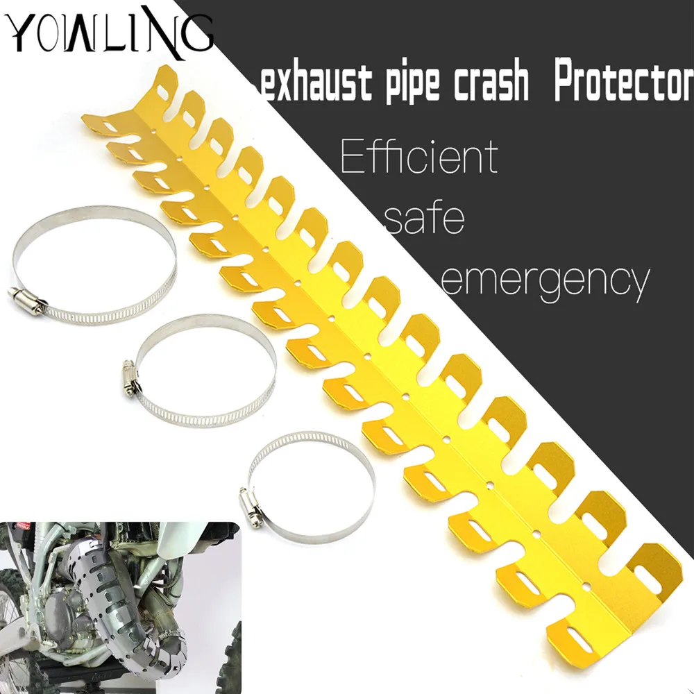 Motor Exhaust Muffler Pipe Leg Cover Heat Shield Cover For Suzuki Rm85