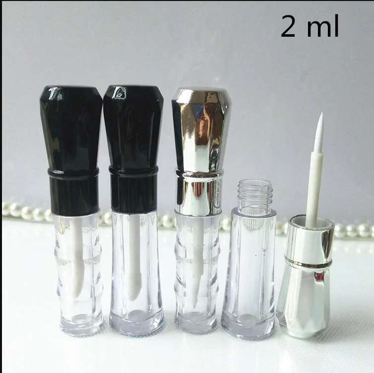

Free Shipping 2 ml Clear Plastic Eyelash Growth Liquid Empty Tube Bottle Eye Black Mascara Liquid Eyeliner Bottle Containers
