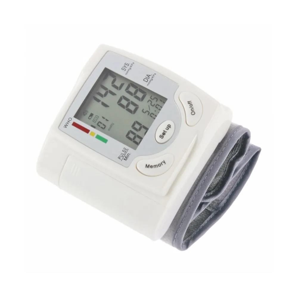 tensiometro LCD digital Blood Pressure Monitor Intelligent Automatic Electronic Arm Pulse Measurement medical pulse oximeter