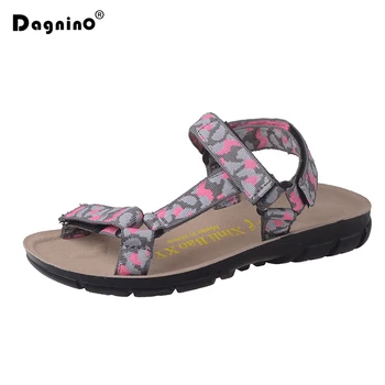 

DAGNINO 2019 Designer Flat Beach Shoes Women Summer Platform Sandals Ladies Canvas Casual Drive Shoes Sandalias Zapatos Mujer