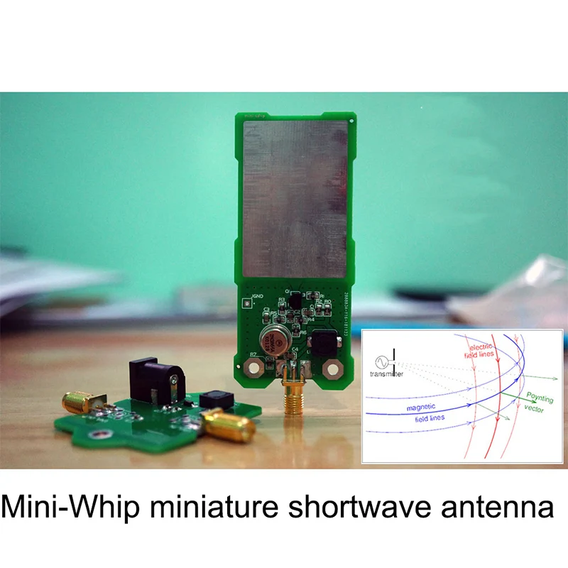 Мини-штыревая средняя Коротковолновая SDR антенна MiniWhip Коротковолновая активная антенна для руды радио трубка(транзистор) радио RTL-SDR приема