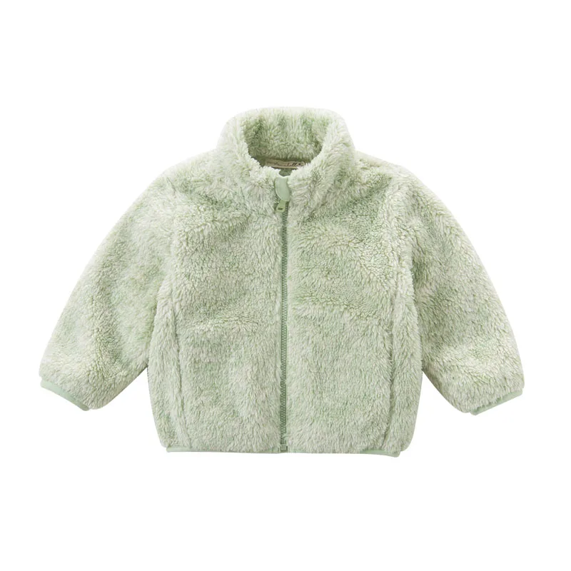 Dave bella/осеннее модное пальто унисекс для маленьких девочек и мальчиков; однотонное пальто для малышей; детская одежда высокого качества; DB2909 - Цвет: Зеленый