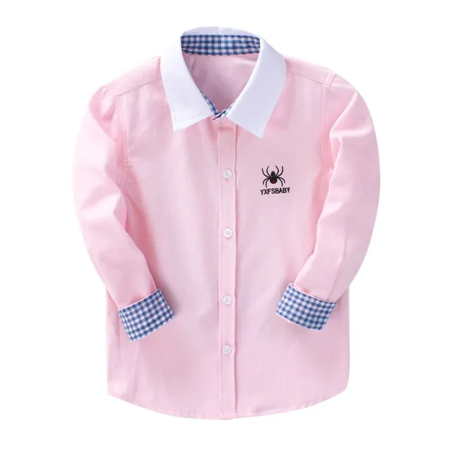 Buy 2018 Spring Autumn Teenager Kids Boy Shirts