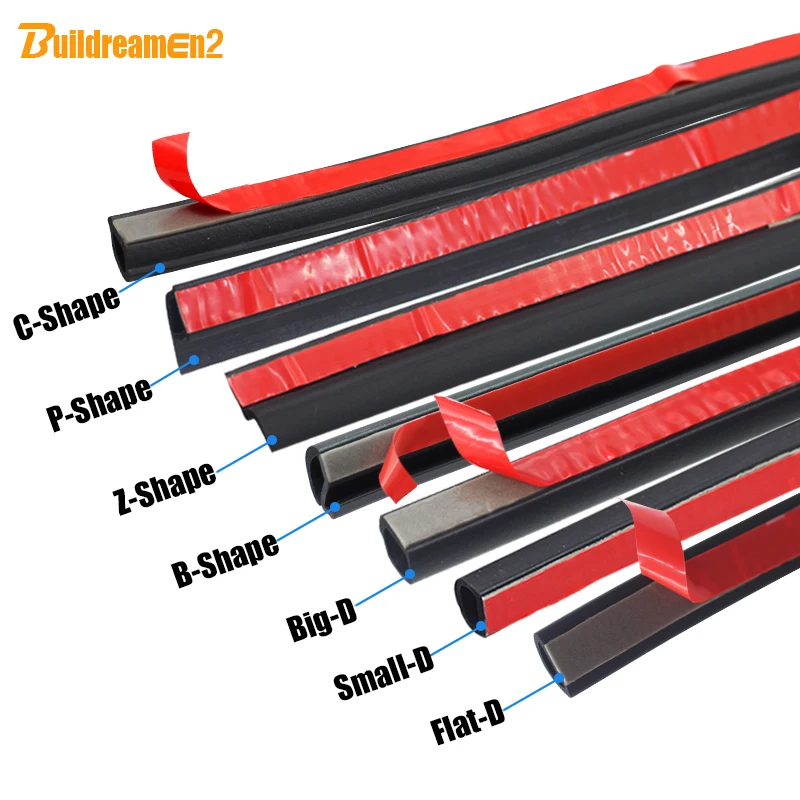Buildreamen2 Автомобильная Погодная Полоса Автомобильный Стайлинг двери багажника капота уплотнительная полоса контроль шума для Фольксваген EOS Bora Sagitar FOX Golf