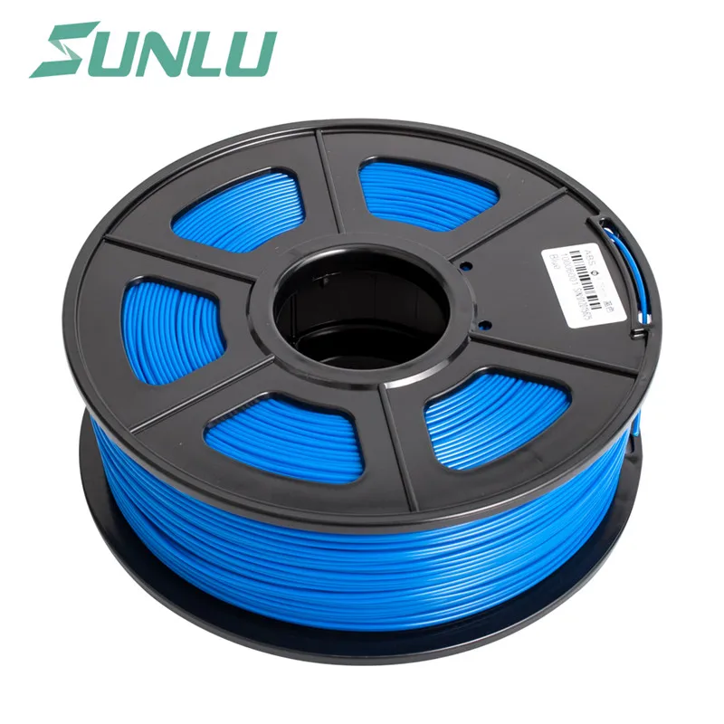 

3d printer filament new free ship SUNLU PLA 3D Filament 1KG/Spool 2.2LB PLA Plastic Material 3D Printer Filament Black Color