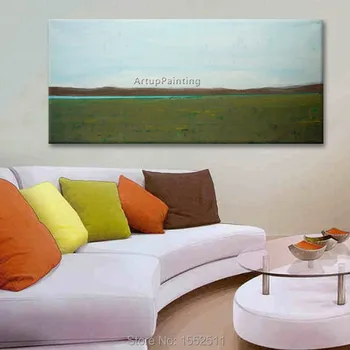 

Decorative pictures Green Lake Acrylic Paint Home Decoration Oil Painting on canvas hight Quality Hand-painted Wall Art