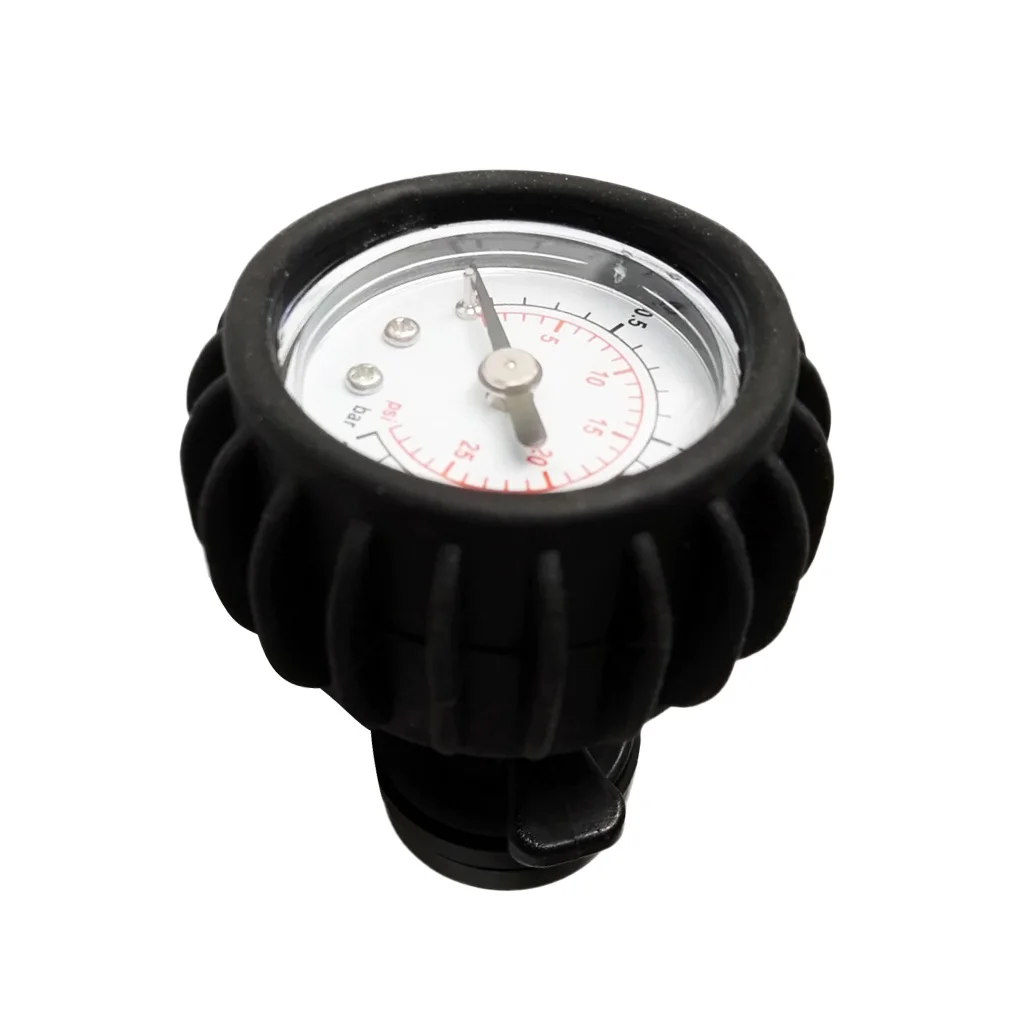 2 Bar Raft Air Pressure Gauge Marine Barometer With Adapter for Inflatable Boat Kayak Water Skiing Diver Underwater Accessories