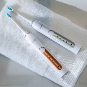 

Sonic Electric Toothbrush USB Charge Rechargeable tooth brush smart timing Waterproof IPX7 adult Ultrasonic toothbrush JOYKEY X1