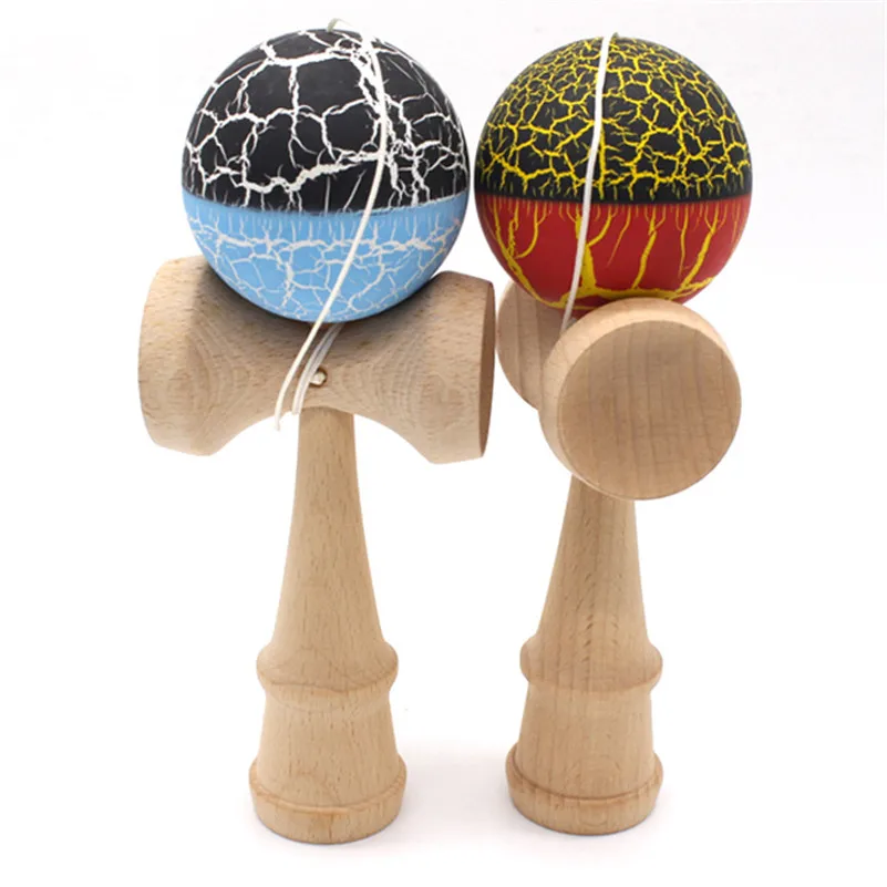 Safety Crack Kendama Toy Ball Outdoor Fun Sports Skillful Juggling