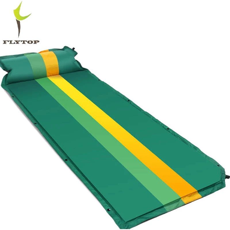 Матрас FLYTOP для кемпинга с двойным ковриком Самонадувающийся пляжный матрас