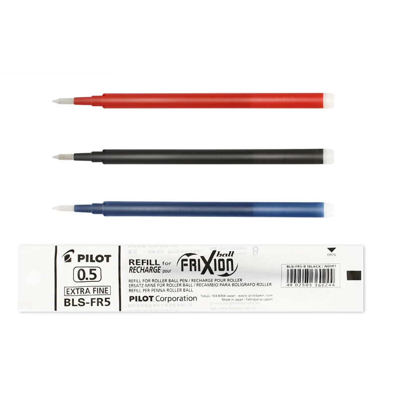 Erasable Pen Refills Pilot Erasable Frixion Gel Pen Roller Ball Pen Refill  0.5mm 0.7mm BLS-FR5 BLS-FR7 - AliExpress