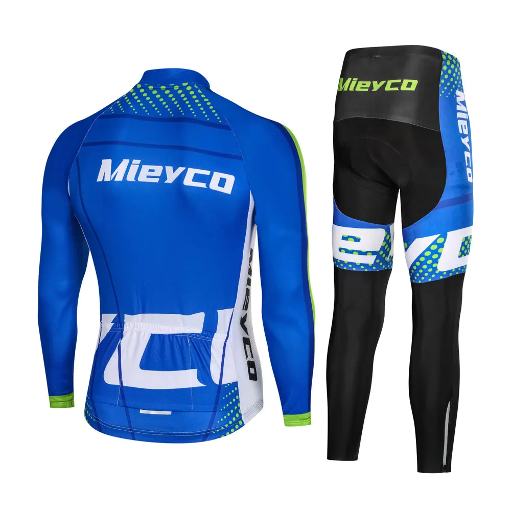 Los hombres de manga larga ciclismo ropa Conjunto Jersey ciclismo Maillot uniforme deportivo MTB bicicleta ropa apretada chaqueta hombres chaqueta de ciclo de ropa