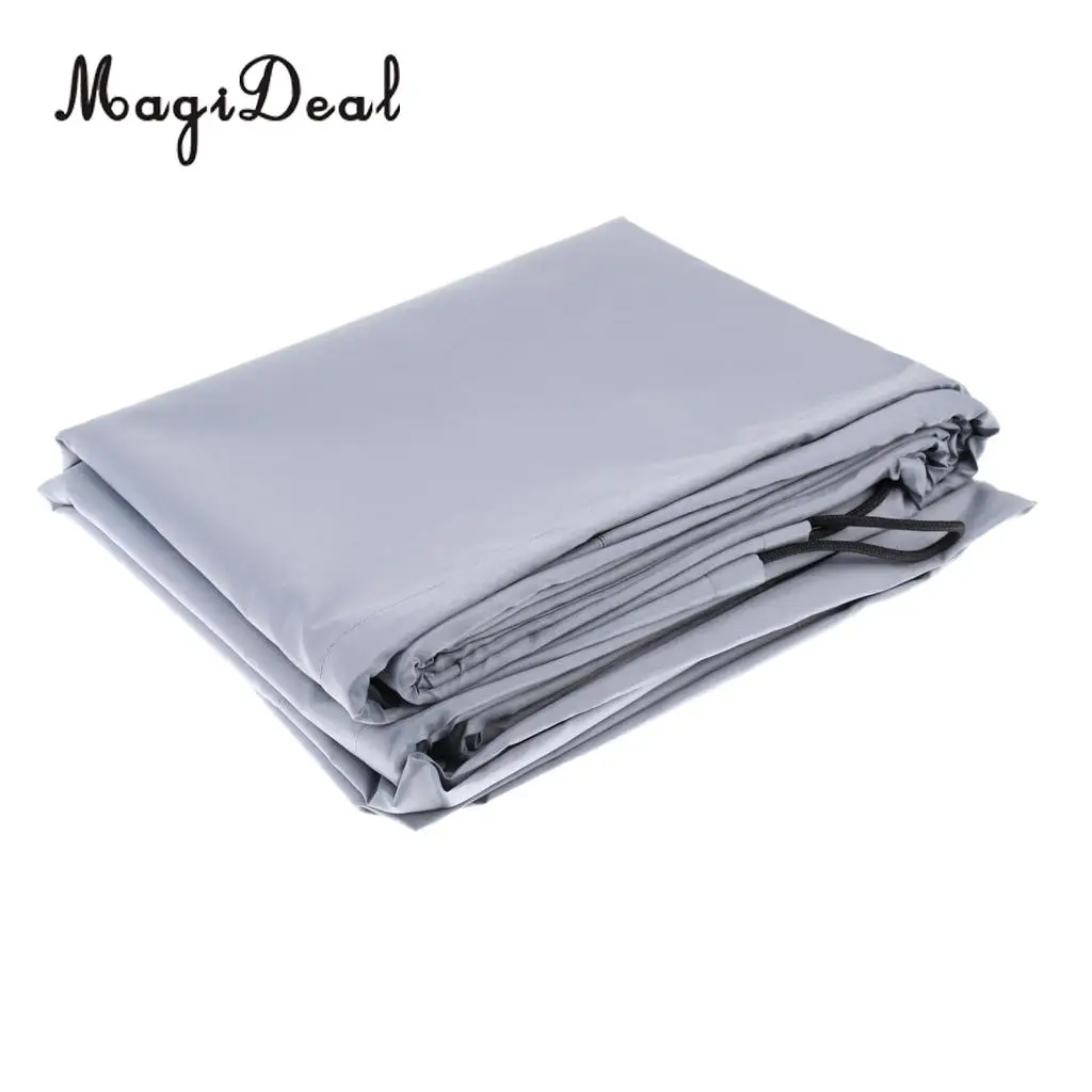 MagiDeal Premium Durable 420D Oxford Fabric Waterproof UV Protection 7.5-17ft/2.3-5.2m Inflatable Boat Dinghy Cover Accessories