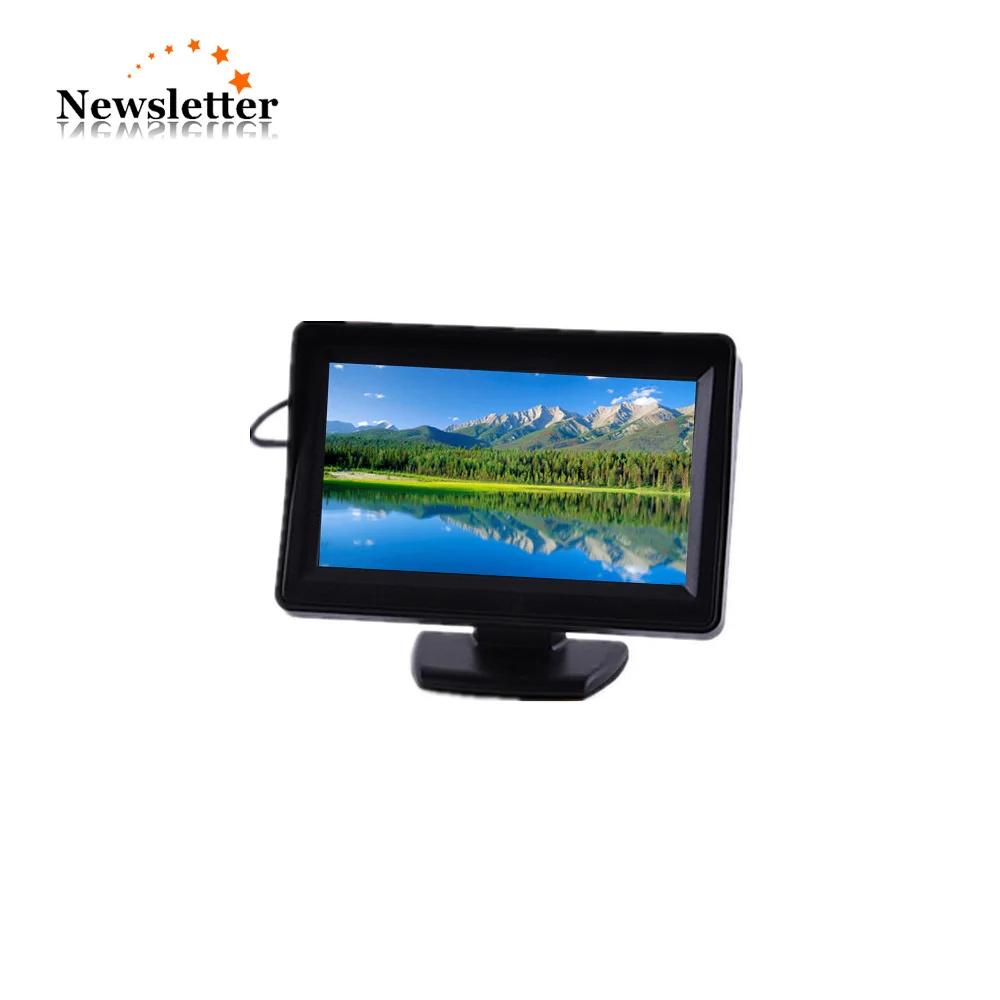 

Mini Car Monitor 2ch 4.3 inch TFT car lcd monitor