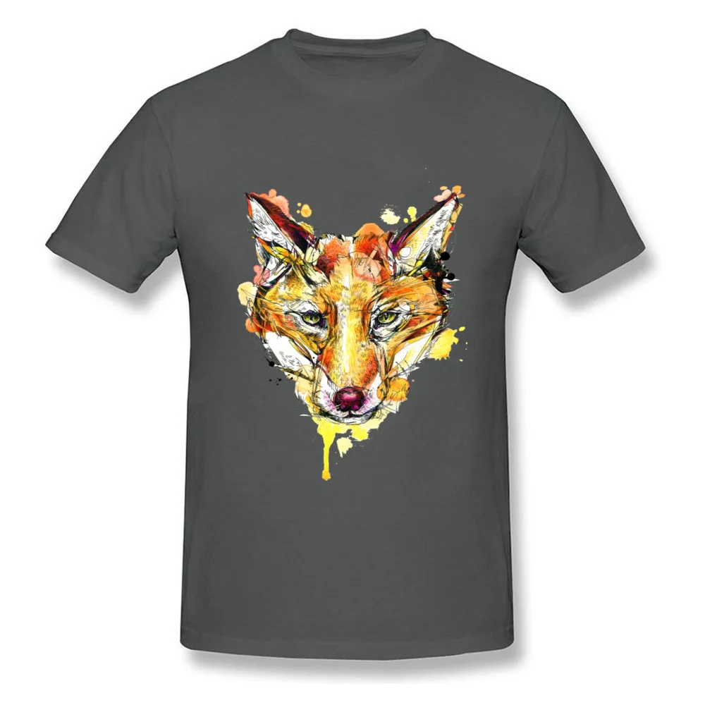 Red Fox Thanksgiving Day 100% Cotton Round Neck Tops Shirt Short Sleeve Family Sweatshirts Cheap Leisure T Shirt Red Fox carbon